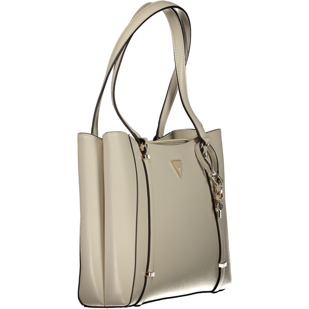 Guess Jeans Beige Polyethylene Handbag