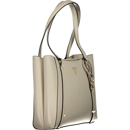 Guess Jeans Beige Polyethylene Handbag