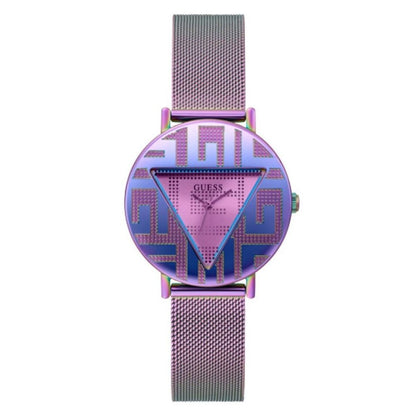Guess Purple Stainless Steel Watch