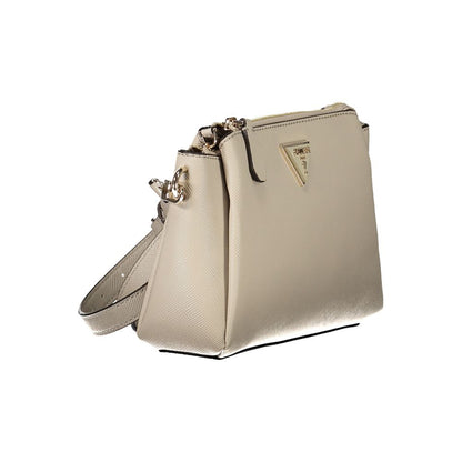 Guess Jeans Beige Polyethylene Handbag