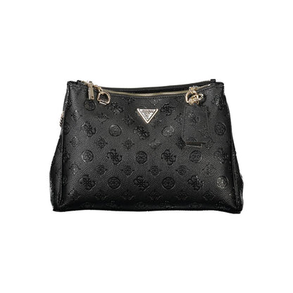 Guess Jeans Black Polyethylene Handbag