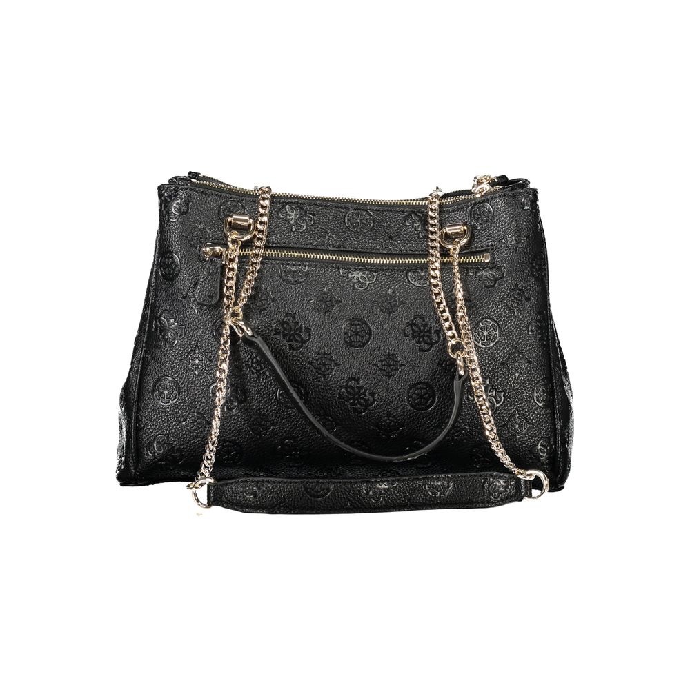 Guess Jeans Black Polyethylene Handbag