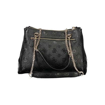 Guess Jeans Black Polyethylene Handbag