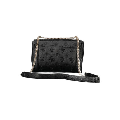 Guess Jeans Black Polyethylene Handbag