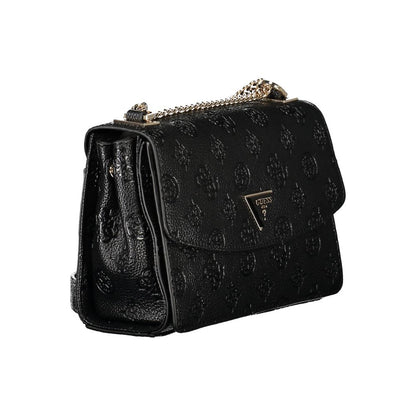 Guess Jeans Black Polyethylene Handbag