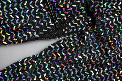 Dolce & Gabbana Multicolor Sequined Leggings Trouser Pants