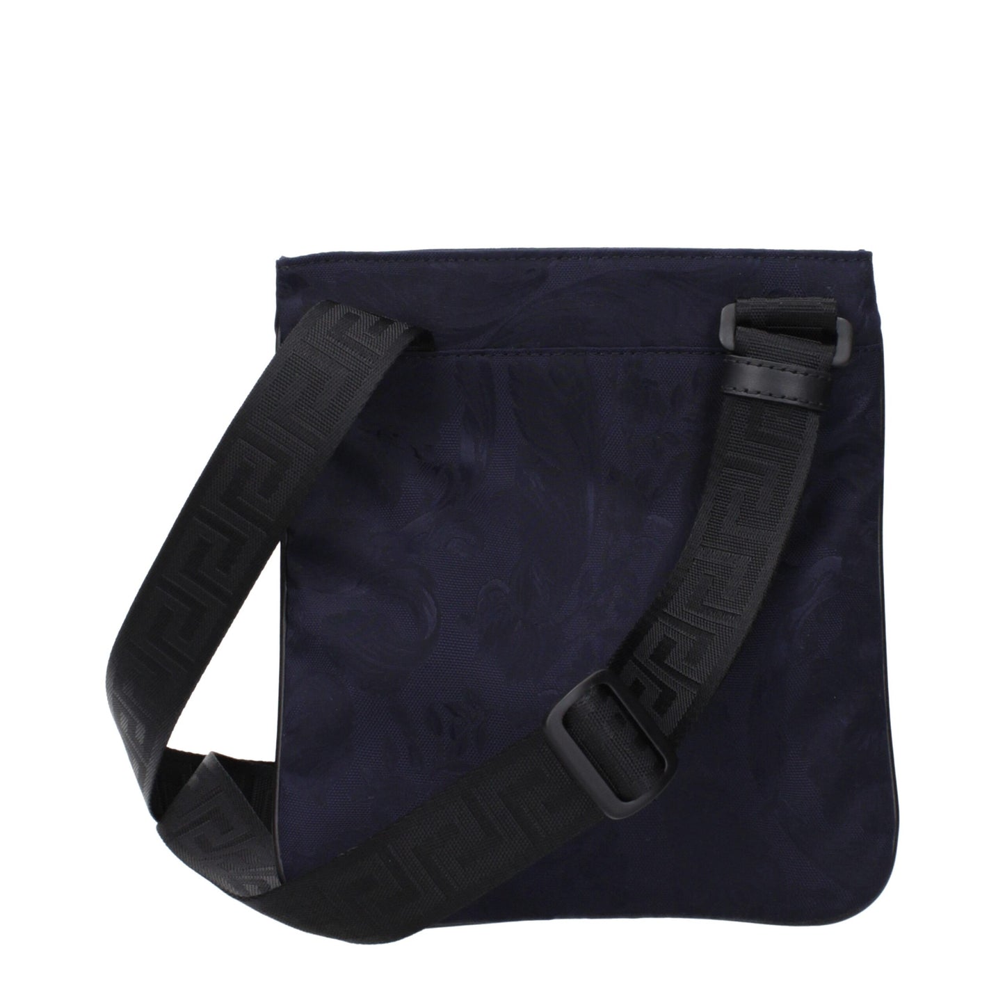 Versace Blue Fabric Crossbody Bags
