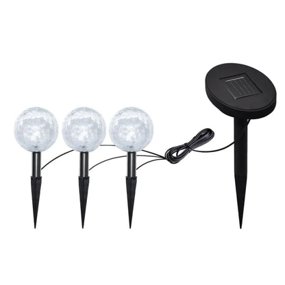 NNEVL Garden Lights 6 pcs LED with Spike Anchors & Solar Panels NNEVL