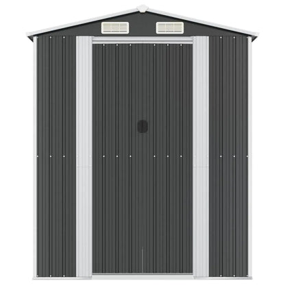 NNEVL Garden Shed Anthracite 192x855x223 cm Galvanised Steel NNEVL