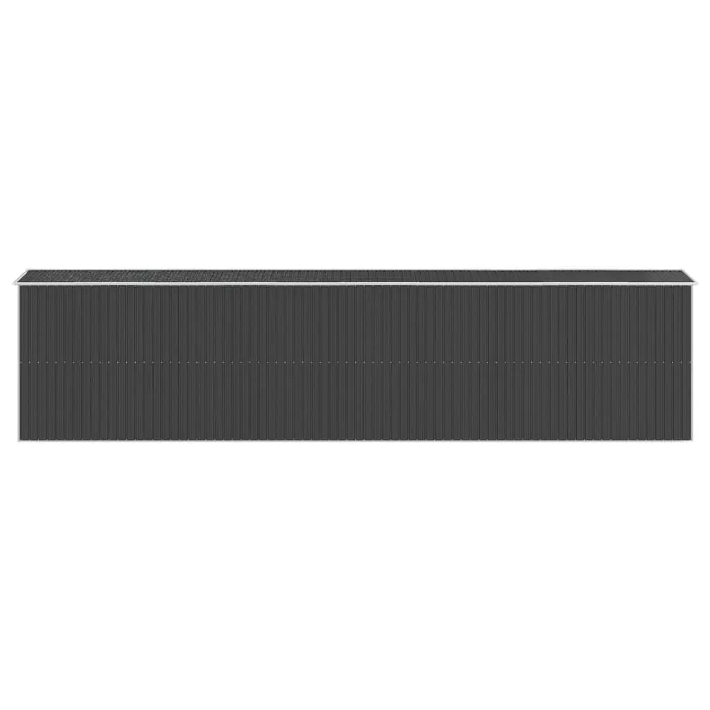 NNEVL Garden Shed Anthracite 192x855x223 cm Galvanised Steel NNEVL