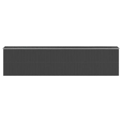 NNEVL Garden Shed Anthracite 192x855x223 cm Galvanised Steel NNEVL