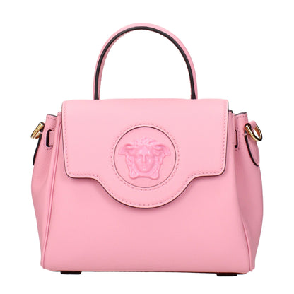 Versace Pink Leather Handbags