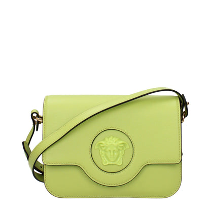 Versace Green Leather Crossbody Bags