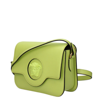 Versace Green Leather Crossbody Bags
