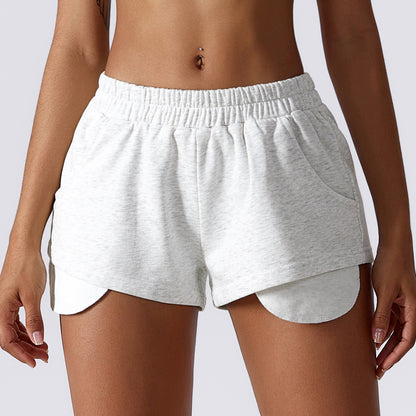 Loose Sports Fleece And Shorts Women's Quick-drying