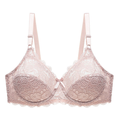 Lace bras gathered together for a breathable bra
