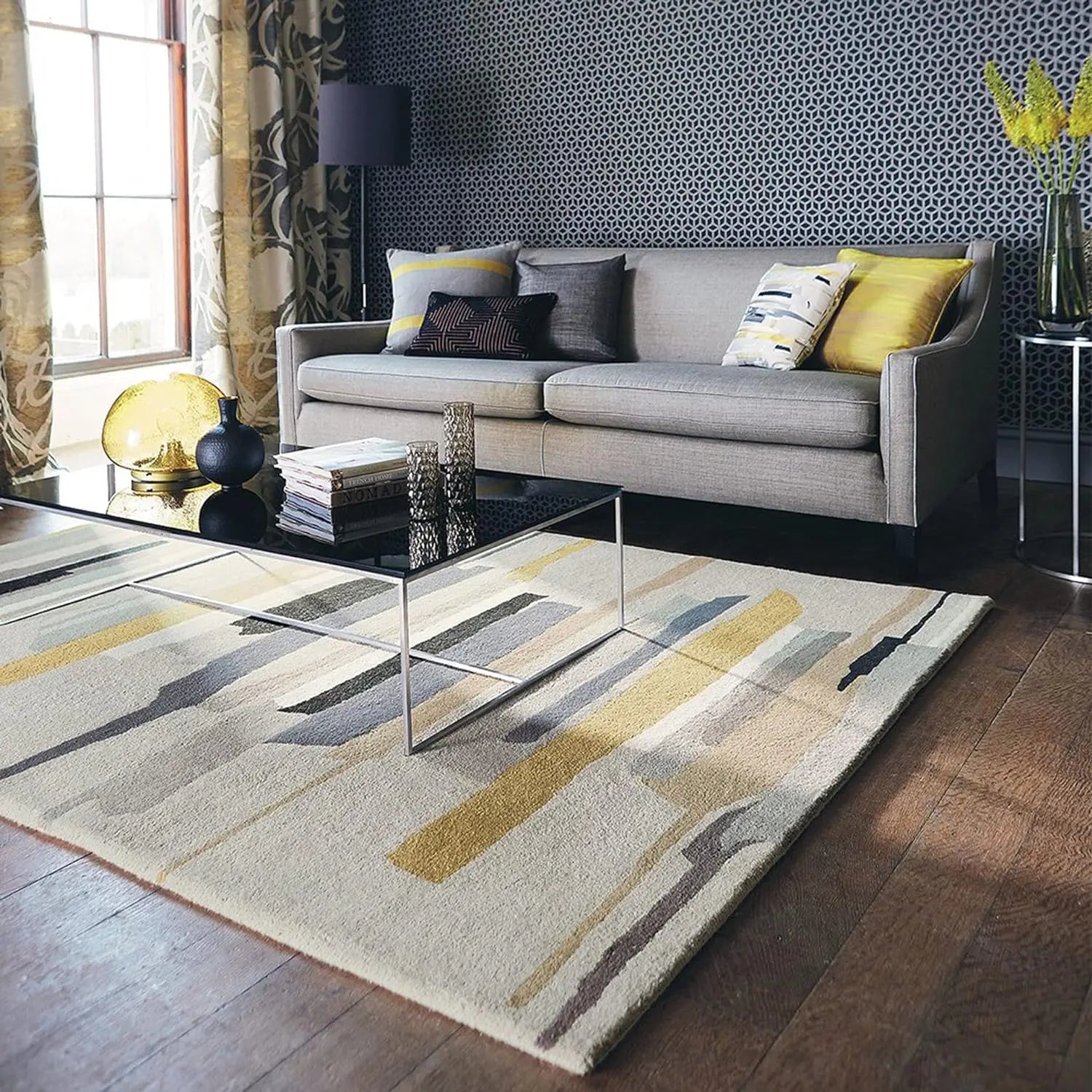 Nikoon Luxury Hand-tufted Rug – 100% New Zealand Wool (Artisan-Made) Amber Eros