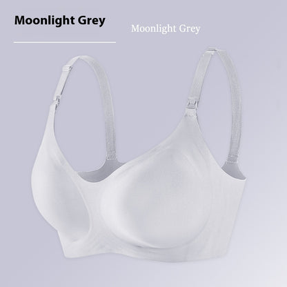 Jelly Stick Soft Support Nursing Underwear Busty Gathering Seamless Bras