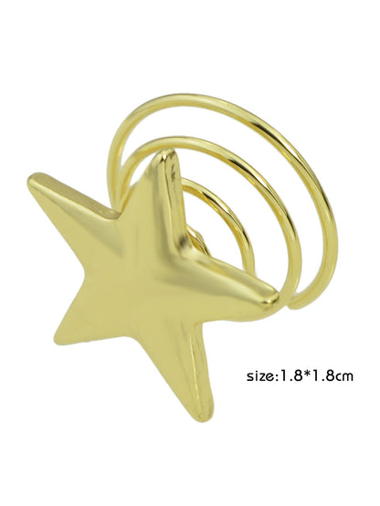 1pc Lovely Hair Accessories Gold Star Hair Clip Holder Hair Pin Hair