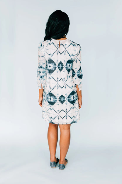 Inkwell Dress Salmon Bella