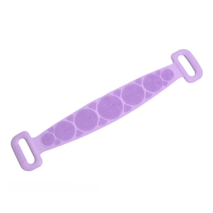 Silicone Body Scrubber Back Massage Exfoliating Sponge Bathroom Bath Brush Scrub Shower Brush Body Wash Scrub Removal Bath Tool