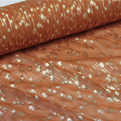 New Somali Dirac Metallic Jacquard Floral Silk With Gold Lurex Mulberry Silk Saree Dress Tissue