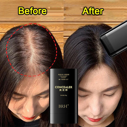 3 Colors Hair Stick, Gray Hair Covering Artifact No Color Loss Disposable Hair Dye Stick Hair Roots Hair Dyeing and Color
