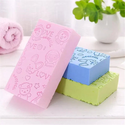 Exfoliating Scrub Shower Brush Soft Body Scrubber Bath Sponge Body Scrub Exfoliator Skin Cleaner Dead Skin Remover Bathing