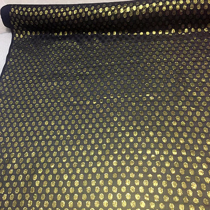 New Somali Dirac Metallic Jacquard Floral Silk With Gold Lurex Mulberry Silk Saree Dress Tissue