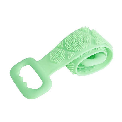 Silicone Body Scrubber Back Massage Exfoliating Sponge Bathroom Bath Brush Scrub Shower Brush Body Wash Scrub Removal Bath Spong