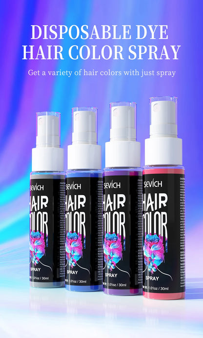 Hair Color Spray Hairs Dyed Hair Colour Styling Product Long Lasting Dye for Hair Beards Coloring Temporary Hair Colour Cream