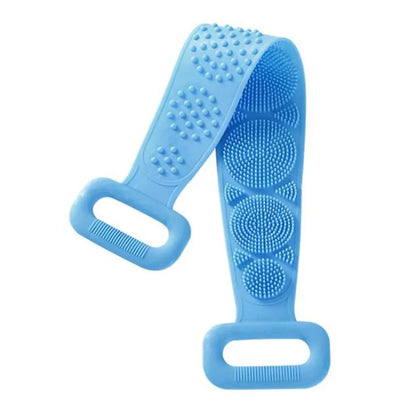 Silicone Body Scrubber Back Massage Exfoliating Sponge Bathroom Bath Brush Scrub Shower Brush Body Wash Scrub Removal Bath Spong