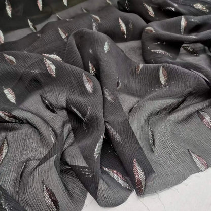 Super Deal Somali Dirac Jacquard Silk With Metallic Lurex Mulberry Silk Saree Dress Tissue