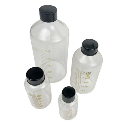 5ml 10ml 15ml 25ml 50ml 100ml 150ml 200ml 250ml 500ml Borosilicate Glass Scale Serum Bottle Reagent Sample Bottle Lab
