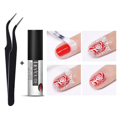 LILYCUTE Nail Art Peel Off Latex Liquid Tape Glue Protect Nail Polish Varnish Anti-Overflow Latex Skin Care Nail Tools