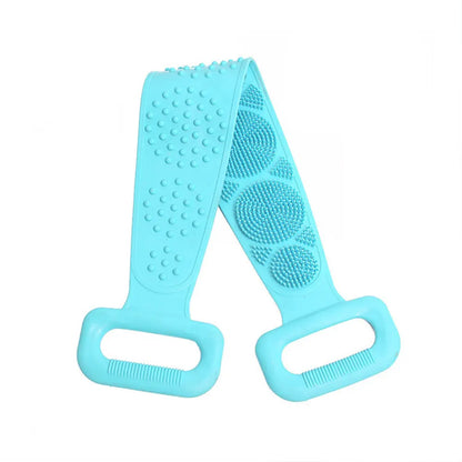 Silicone Body Scrubber Back Massage Exfoliating Sponge Bathroom Bath Brush Scrub Shower Brush Body Wash Scrub Removal Bath Tool