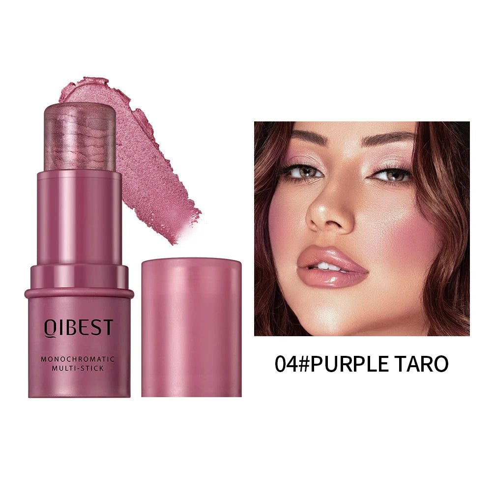 3-in-1 Cheek Blush Stick Lip Tinted Eyes Cheek Lips Brighten Cream