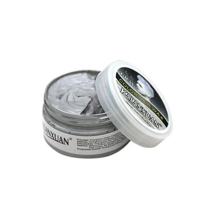 9 Color Hair Colors Wax Dye Temporary Molding Paste 8 Color Blue Burgundy Grandma Gray Green Hairs Dye Wax Mud Styling Pomade