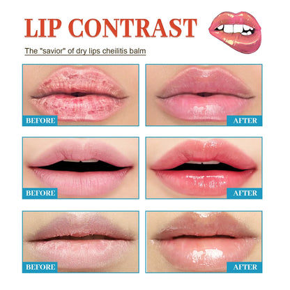 Lip Pattern Care Cream Water Moisturizer Translucent Lip Oil Lip Repair Cream Moisturizing Hydrating Anti Drying Lightening