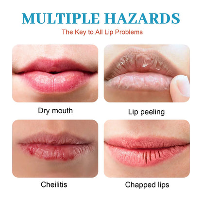 Lip Pattern Care Cream Water Moisturizer Translucent Lip Oil Lip Repair Cream Moisturizing Hydrating Anti Drying Lightening