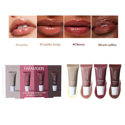 Summer Lip Moisturizing Lip Balm Care Set Lip Balm Smoothing Lip Lines Lasting Nourishment For Women Daily Care Makeup Lip Care