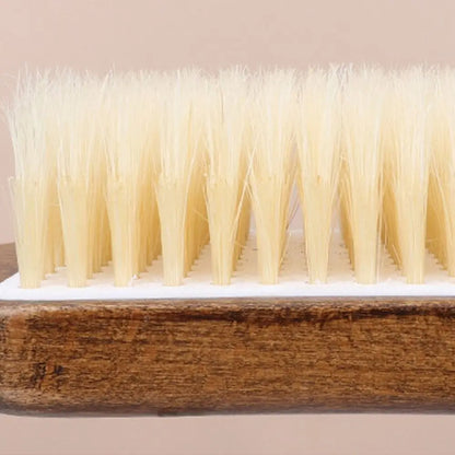 Scrubbing Brush Wood Long Handle Hair Brush Soft Bristles Ergonomic Shower Back Scrub Comfortable Back Scrubber Skin Cleanser