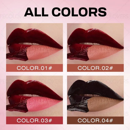 1 Pc Tear Off Lipstick & Lip Liner, Peel Off Lip Gloss Tattoo, Custom Lip Lines, for All Types, Daily Lip Makeup, Perfect Gifts
