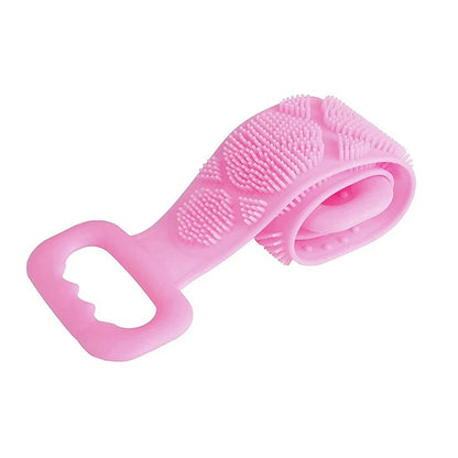 Silicone Body Scrubber Back Massage Exfoliating Sponge Bathroom Bath Brush Scrub Shower Brush Body Wash Scrub Removal Bath Spong