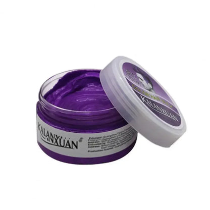 9 Color Hair Colors Wax Dye Temporary Molding Paste 8 Color Blue Burgundy Grandma Gray Green Hairs Dye Wax Mud Styling Pomade