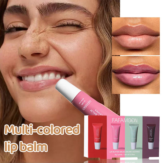 Summer Lip Moisturizing Lip Balm Care Set Lip Balm Smoothing Lip Lines Lasting Nourishment For Women Daily Care Makeup Lip Care