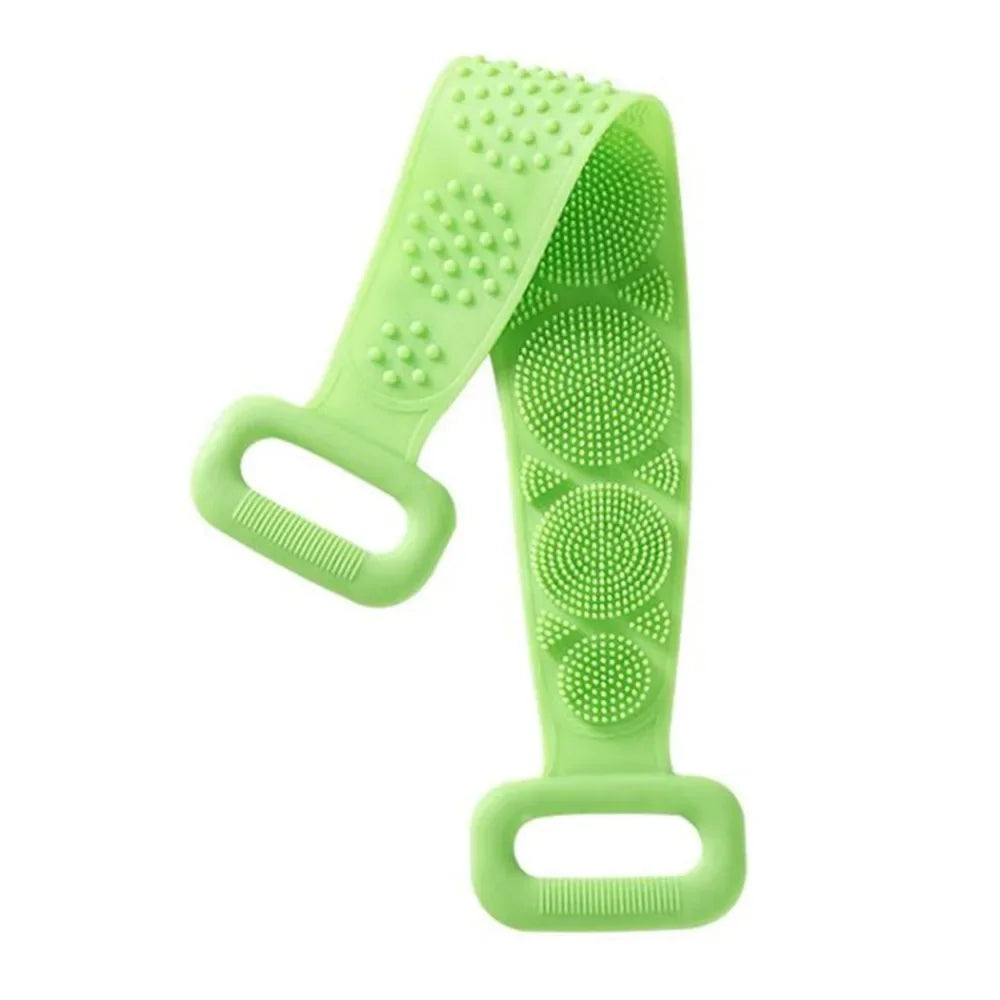Silicone Body Scrubber Back Massage Exfoliating Sponge Bathroom Bath Brush Scrub Shower Brush Body Wash Scrub Removal Bath Spong