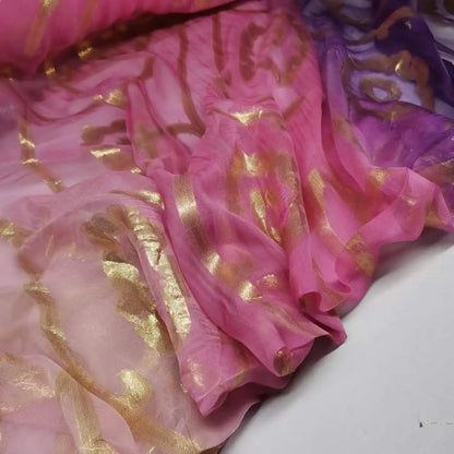 New Somali Dirac Metallic Jacquard Floral Silk With Gold Lurex Mulberry Silk Saree Dress Tissue