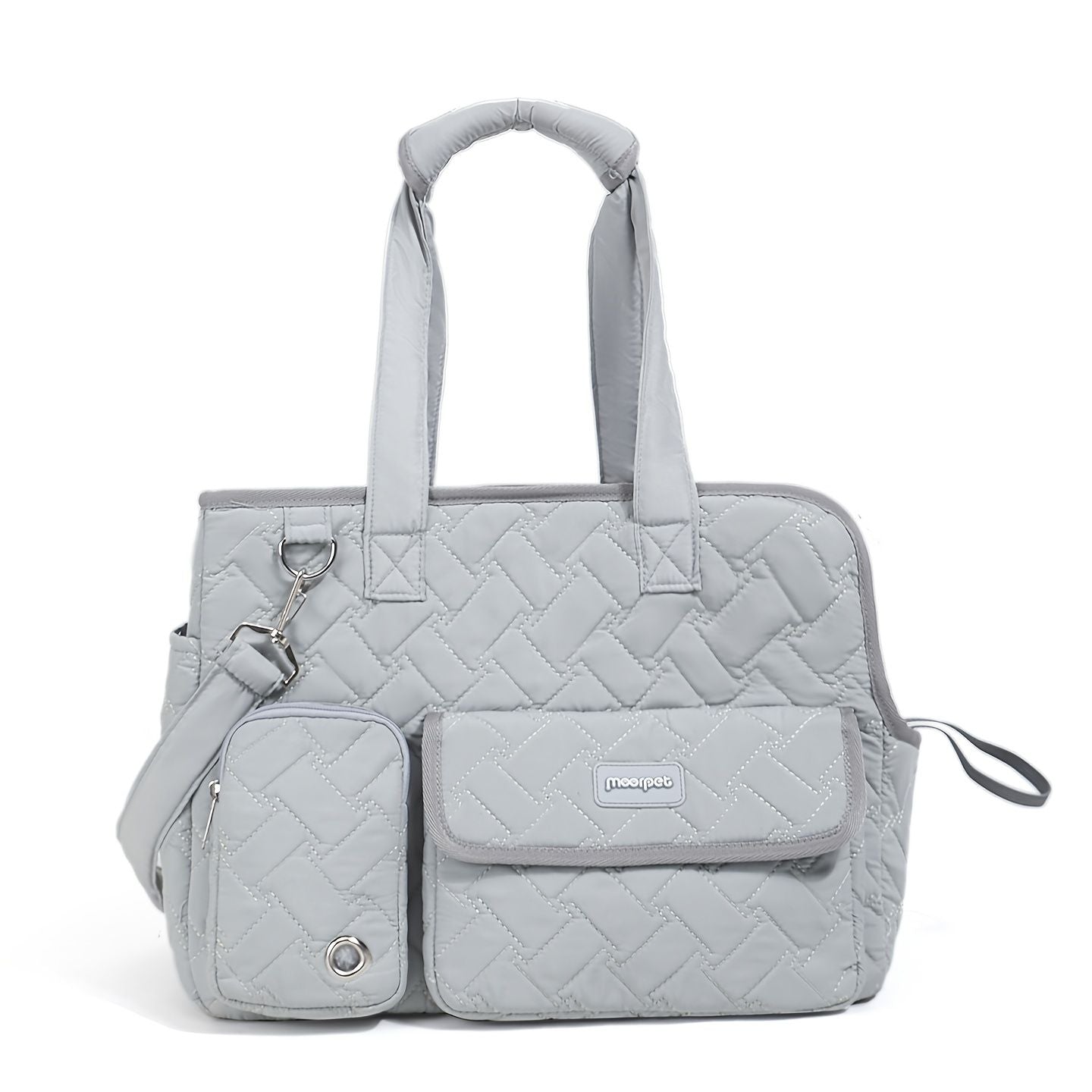 White cat carrier bag, cat transportation, quilted cat carrier, cat travel, pet care, cat supplies, Australian pet carrier, cat travel bag