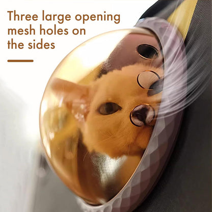 pet products Printed Space Capsule Cat Bag, Large Capacity Crossbody Dog Bag, Universal Pet Bag for All Seasons